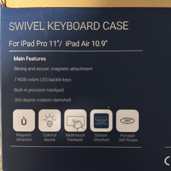 iPad Pro, iPad Ait Swivel Keyboard Case - new in box - Picture 3 of 5